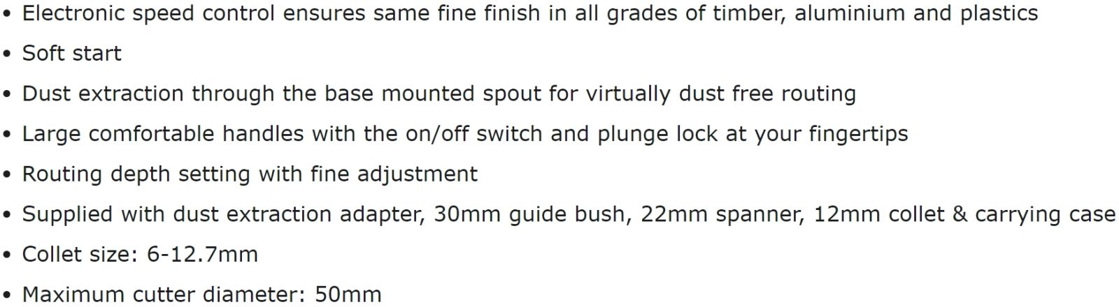 מסור רוטר חשמלי מקצועי DEWALT DW625E DW625EK 200W